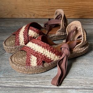 sans arcidet espadrillos raffia
